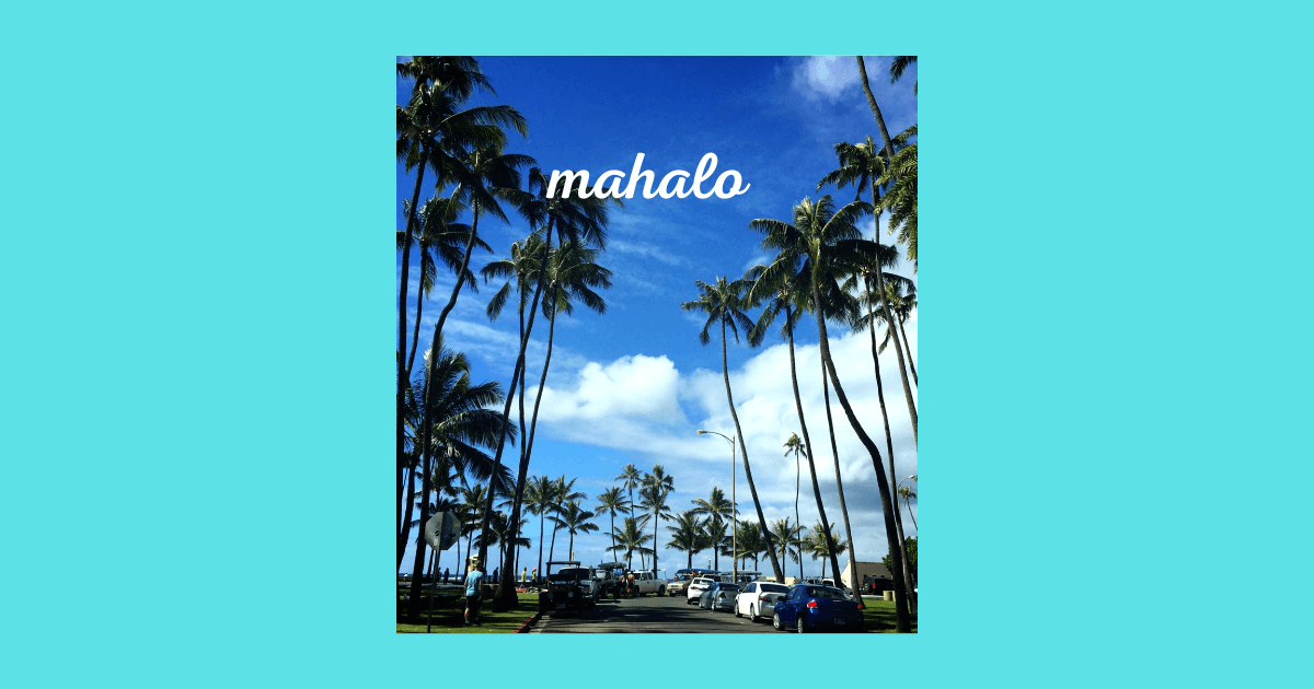 hawaiiで撮影した空の写真